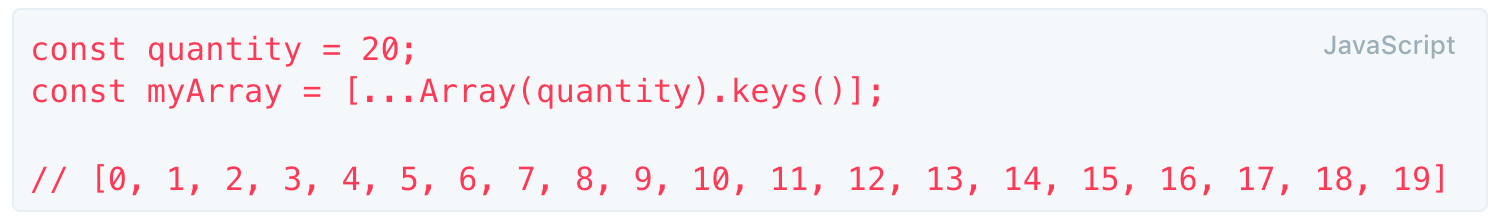 Generate a Dynamically Sized Array with Unique Values