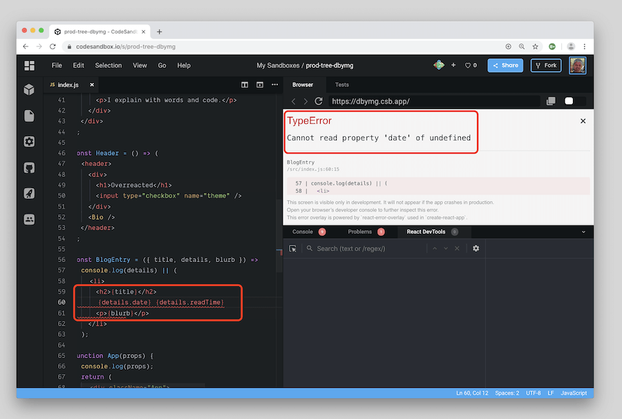Stuck on a Simple React Problem - Please Help!