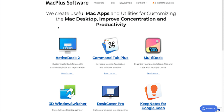 MacPlus Software Demo of Command-Tab Plus and MaxSnap